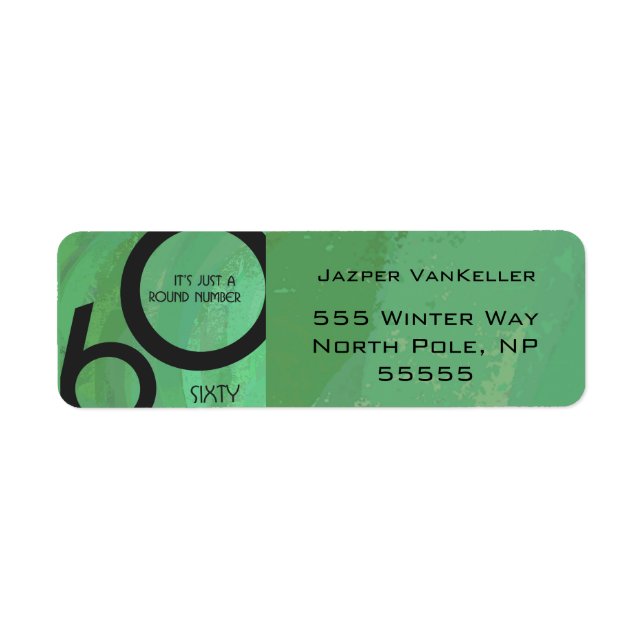 Green 60 Decade Birthday (Front)