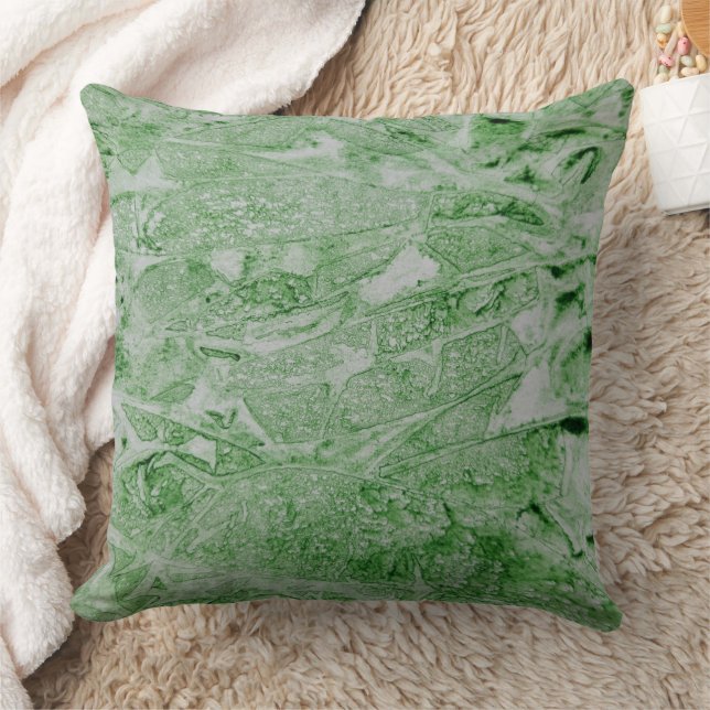 Green Abstact Cushion (Blanket)
