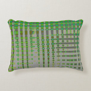 Green Abstract Art 1003 Decorative Cushion