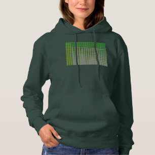 Green Abstract Art 1003 Hoodie