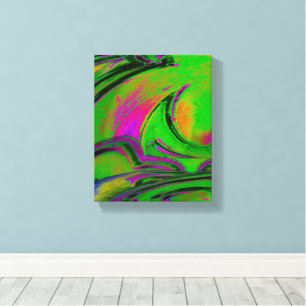 Green Abstract Canvas Print 
