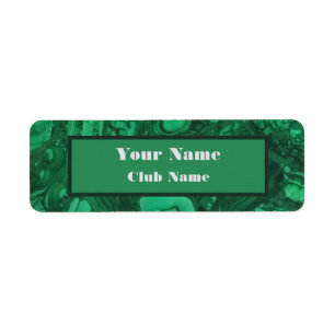 Green Abstract Gem & Mineral Club Field Gear