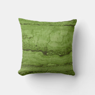 Green abstract Granite stone marble pattern Cushion