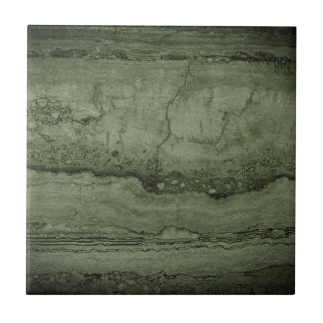 Green abstract Granite | stone marble pattern Tile (Front)