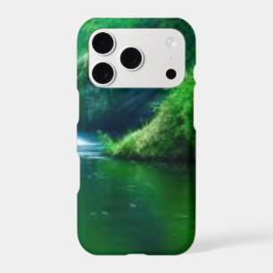 Green Abstract Moss Texture iPhone Case