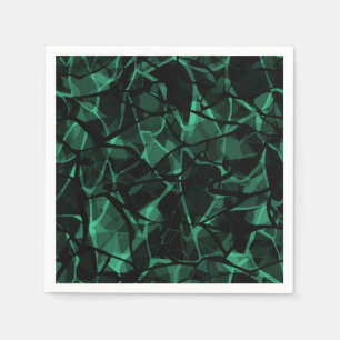 green abstract napkin
