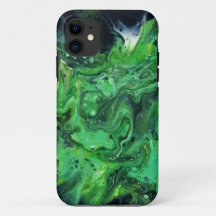 Green abstract pattern.