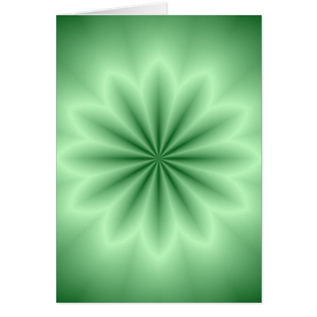 Green Abstract Star (Front)