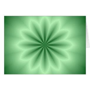 Green Abstract Star