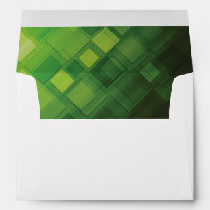 Green abstract technology design envelopes