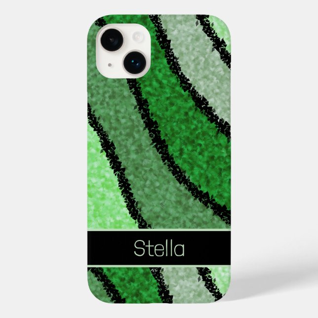 Green abstracted  Case-Mate iPhone case (Back)
