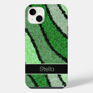 Green abstracted Case-Mate iPhone case