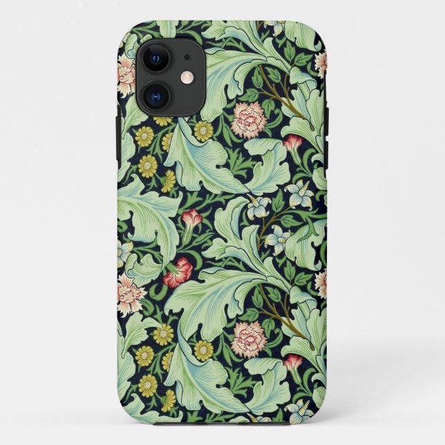 Green Acanthus iPhone SE/5/5S Tough Xtreme Case (Back)