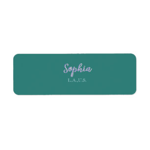 GREEN add name girl boss text PURPLE elegant
