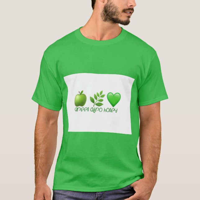 Green Afro Honey Shirt 3 (Front)