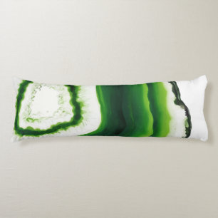 Green agate body cushion