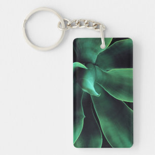 Green Agave Attenuata Key Ring