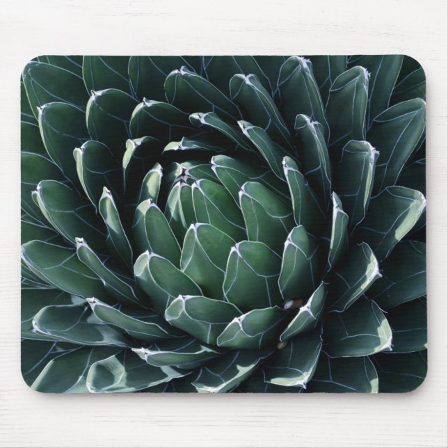 Green Agave Mouse Pad (Front)