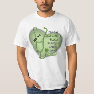 Green Air Force Nurse T-Shirt