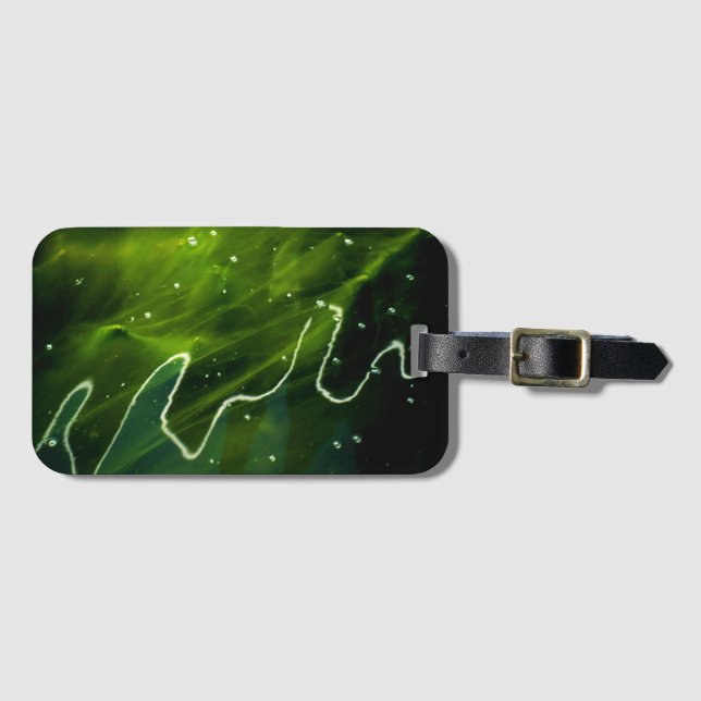 Green Algae and Water bc ltm Luggage Tag (Front Horizontal)