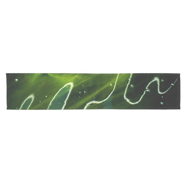 Green Algae and Water trcna Short Table Runner (Horizontal)
