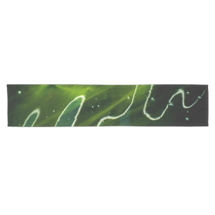 Green Algae and Water trcnm Short Table Runner