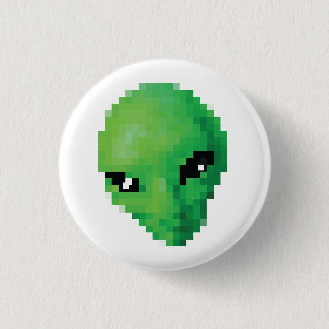 Green alien button (Front)