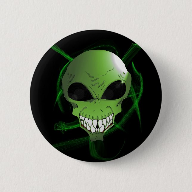 Green alien button (Front)