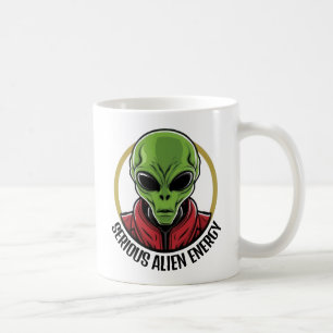 Green Alien Coffee Mug
