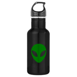 Green Alien Head 532 Ml Water Bottle