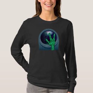 Green Alien Head Ufo Believe Area 51 Space Get In  T-Shirt