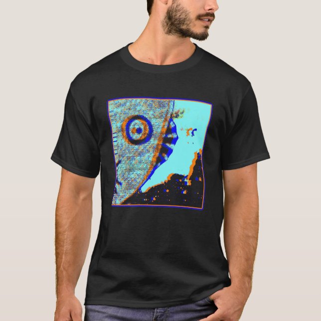 Green Alien Surreal Fantasy Classic Everyday Pullo T-Shirt (Front)