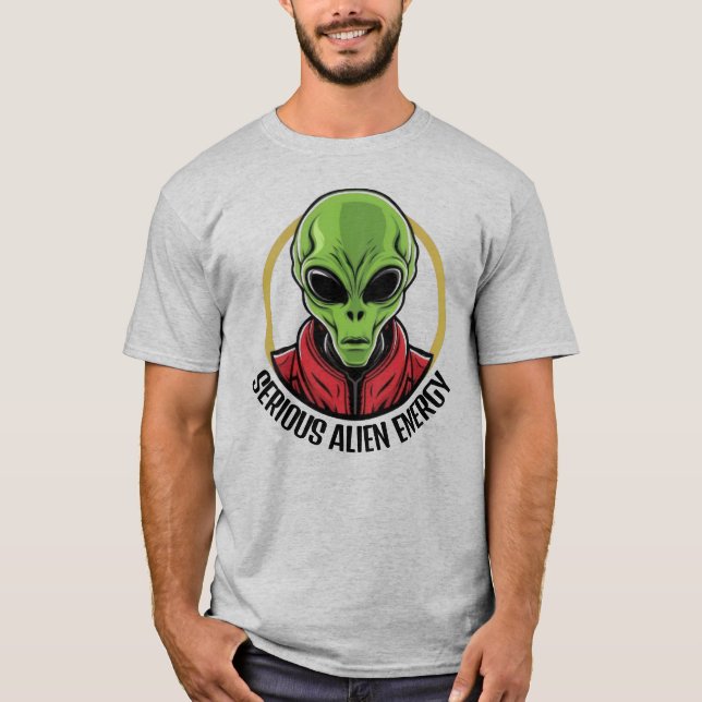 Green Alien T-Shirt (Front)