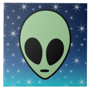 Green Alien Tile