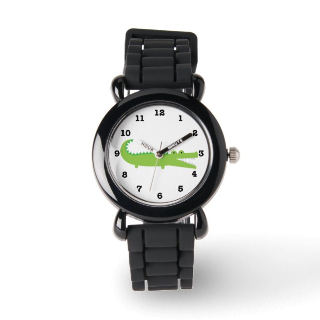 Green Alligator Watch (Front)