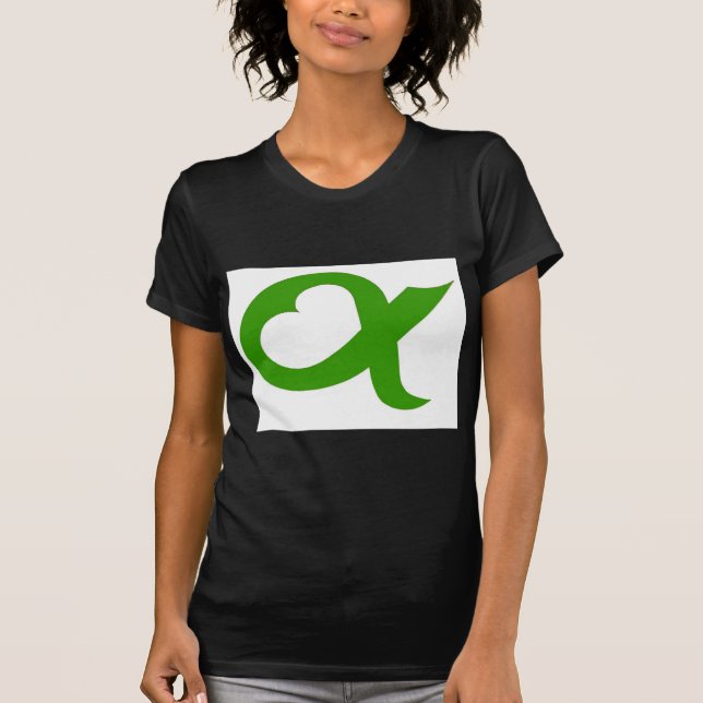 Green Alpheart T-Shirt (Front)