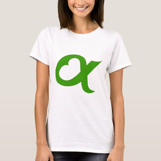 Green Alpheart T-Shirt (Front)