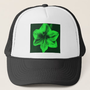 Green Amaryllis Trucker Hat