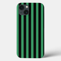 Green and black candy stripes Case-Mate iPhone cas