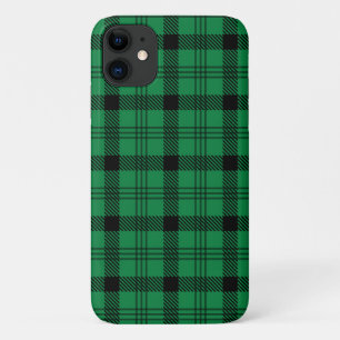 Green and Black Cosy Plaids Case-Mate iPhone Case