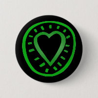 Green and black Heart -2-