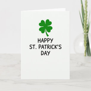 Green And Black Lucky Card