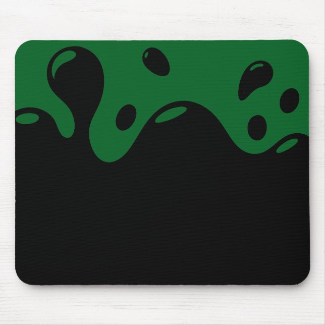 Green and Black Mouse Pad (Front)