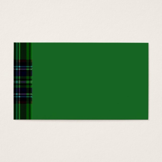 Green and Black Plaid (Front)