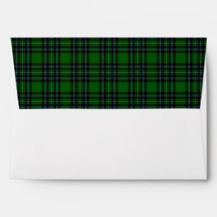 Green and Black Plaid Envelope
