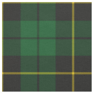 Green and black plaid pattern fabric