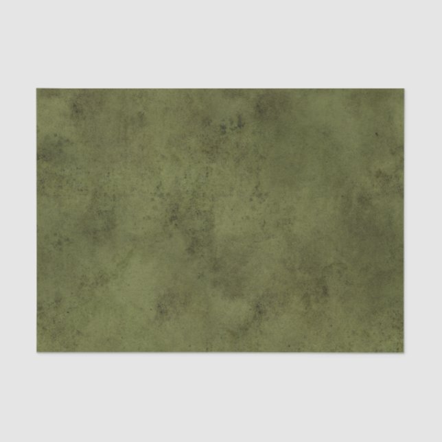 Green and Black Splatter Tissue Paper (Front)