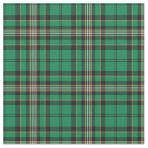 Green and Black Sporty Plaid Fabric