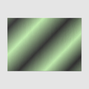 Green and Black Stripe Tissue Paper