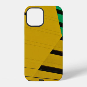 Green and black wooden board iPhone 12 case